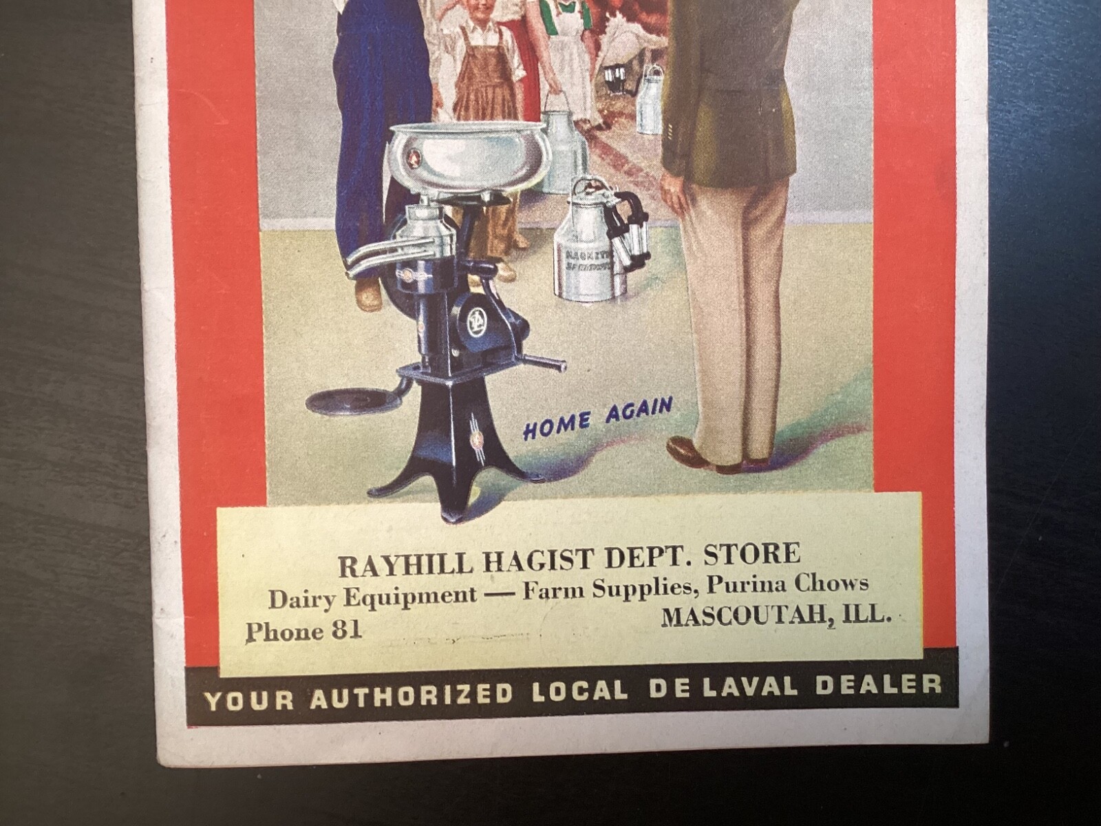 1946 De Laval Handy Reference Year Book Rayhill Hagist Dept. Store, Mascoutah IL