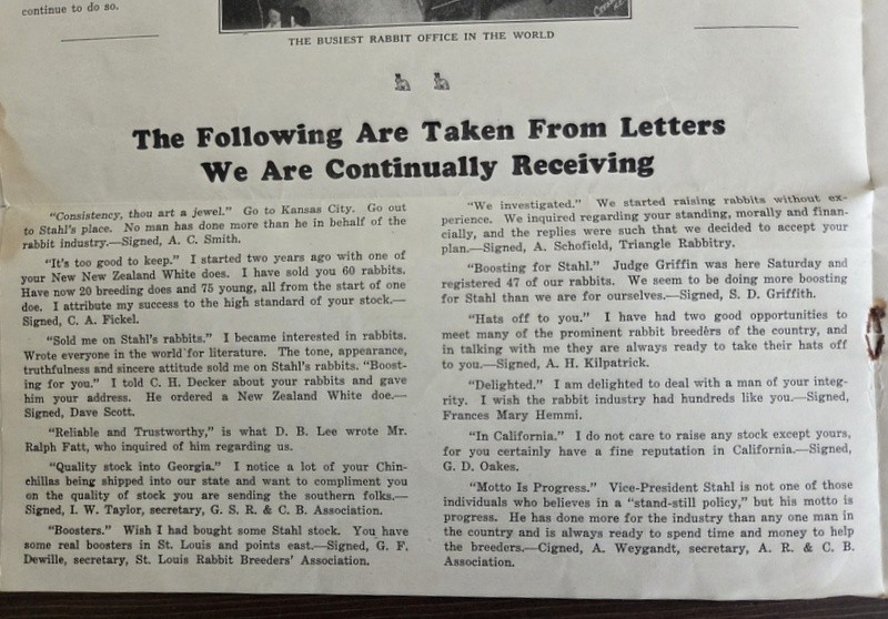 1932 Rabbit and Fur Farming Magazine Vol 2 Number 6 Homestead Husbandry