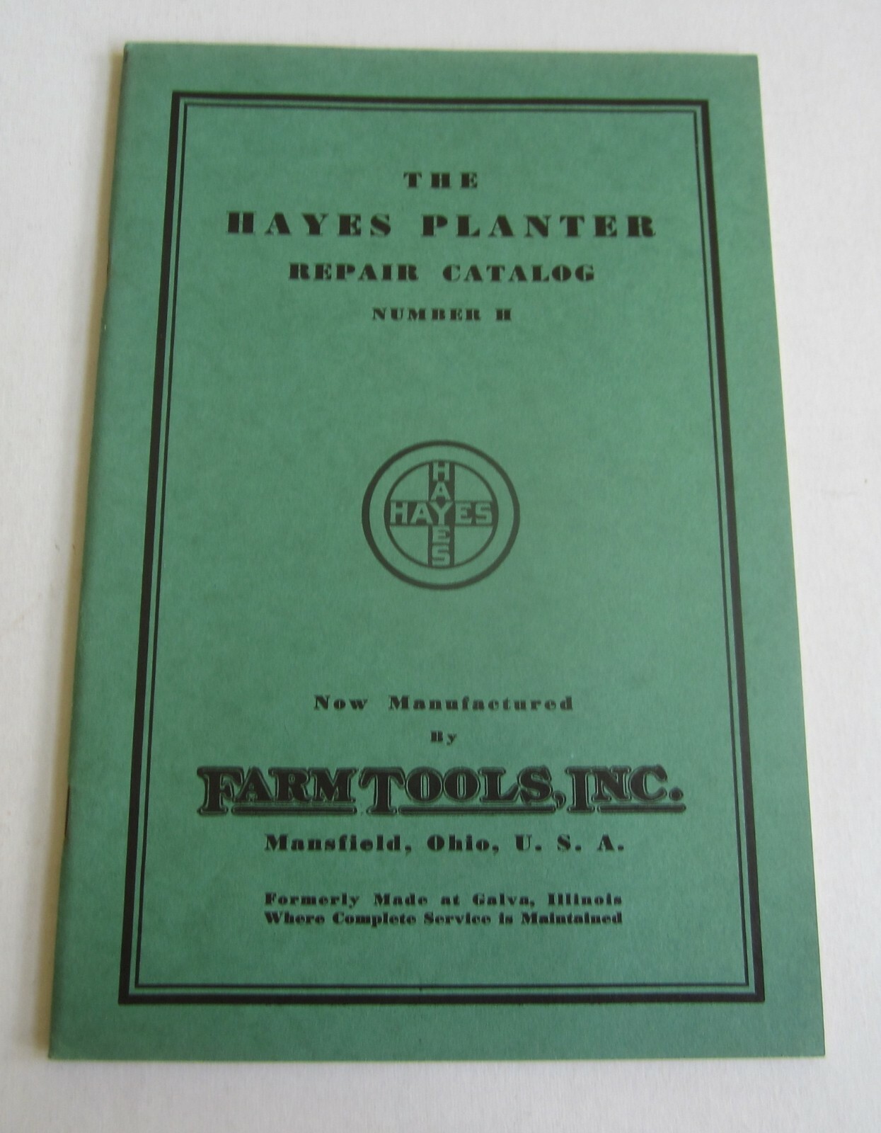 Old Vintage 1936 HAYES PLANTER – Agriculture CATALOG – Farm Tools – Mansfield OH