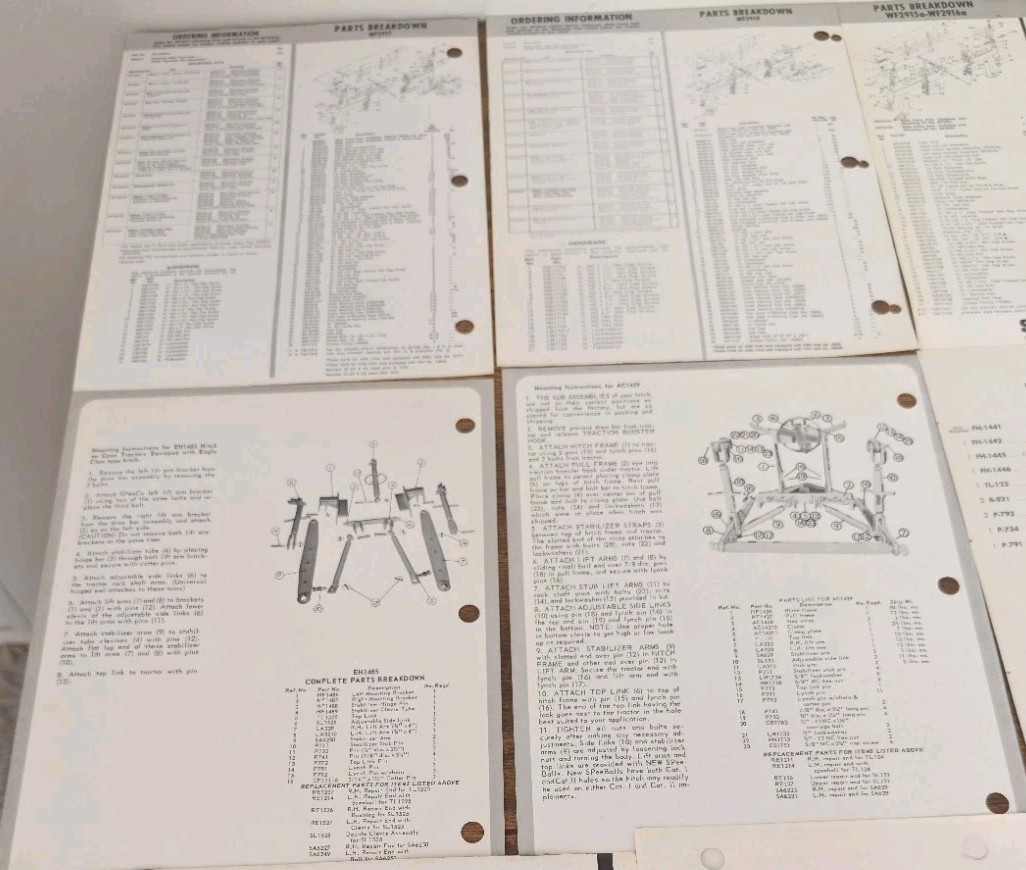 13 SpeeCo Agriculture Implement Attachments Advertising Brochures