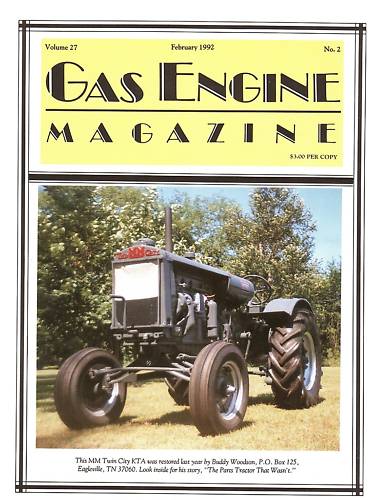 Marine Engine patent info, Janney Mfg, Farmall Development