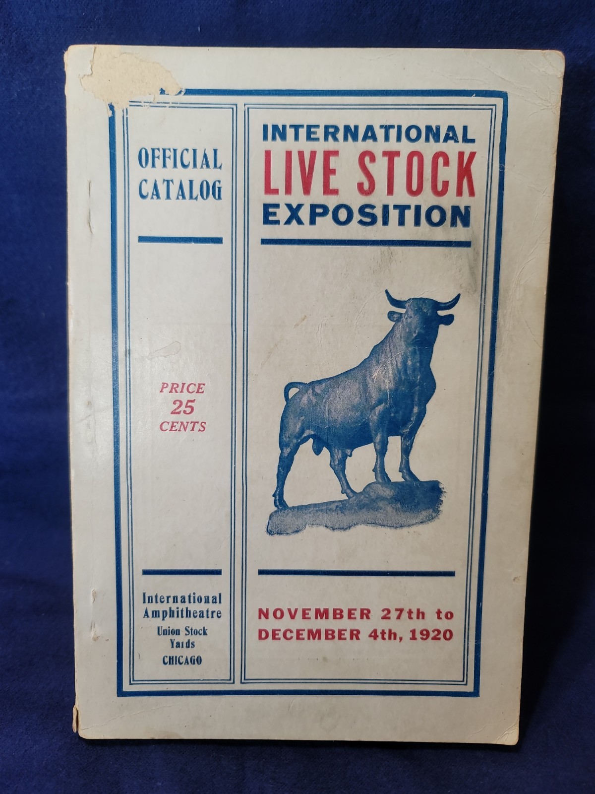 1920 International Livestock Exposition Catalog Book Chicago Union Stock Yards