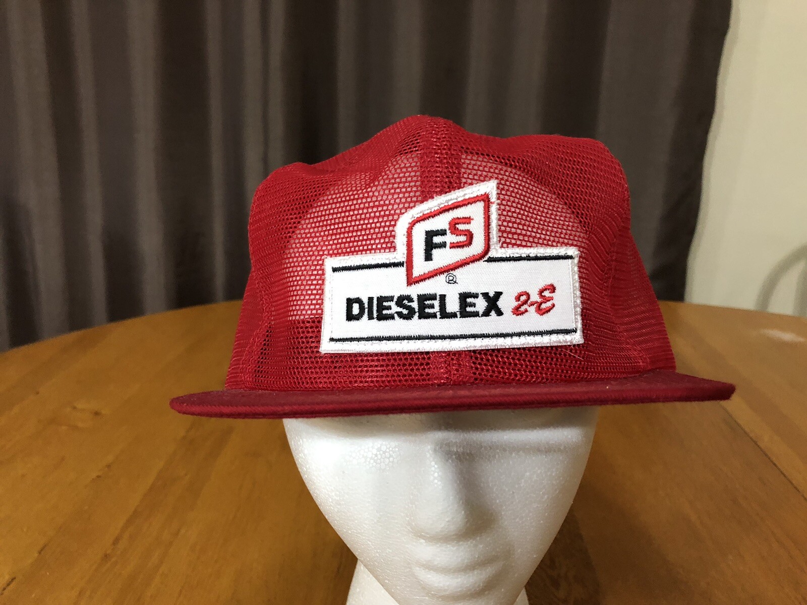 Vintage FS Dieselex 2-E Mesh Patch Trucker Hat Snapback Farming Gas & Oil