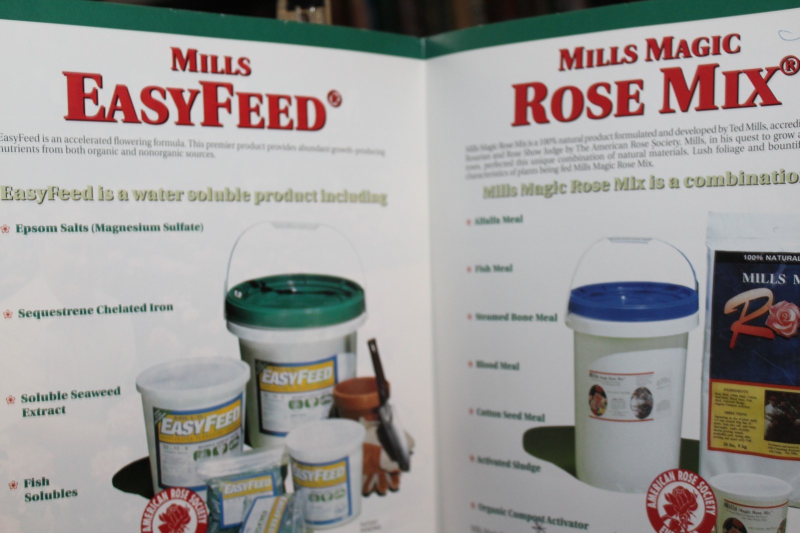 Vintage Gardening Brochure Mills Magic Rose Mix EasyFeed
