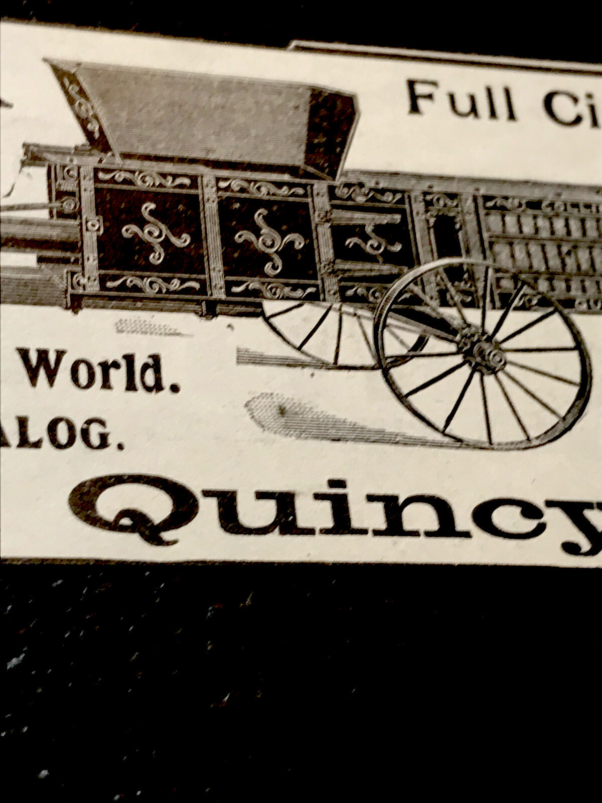 ORIGINAL 1897 Collins Plow Co. Farm Implement Advertising – Quincy – Illinois