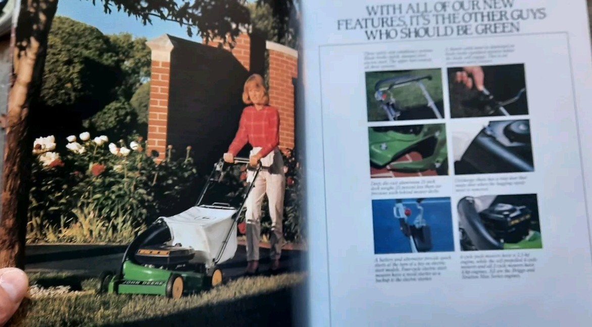 Vintage 1985 John Deere Outdoor Power Equipment Dealers Brochure