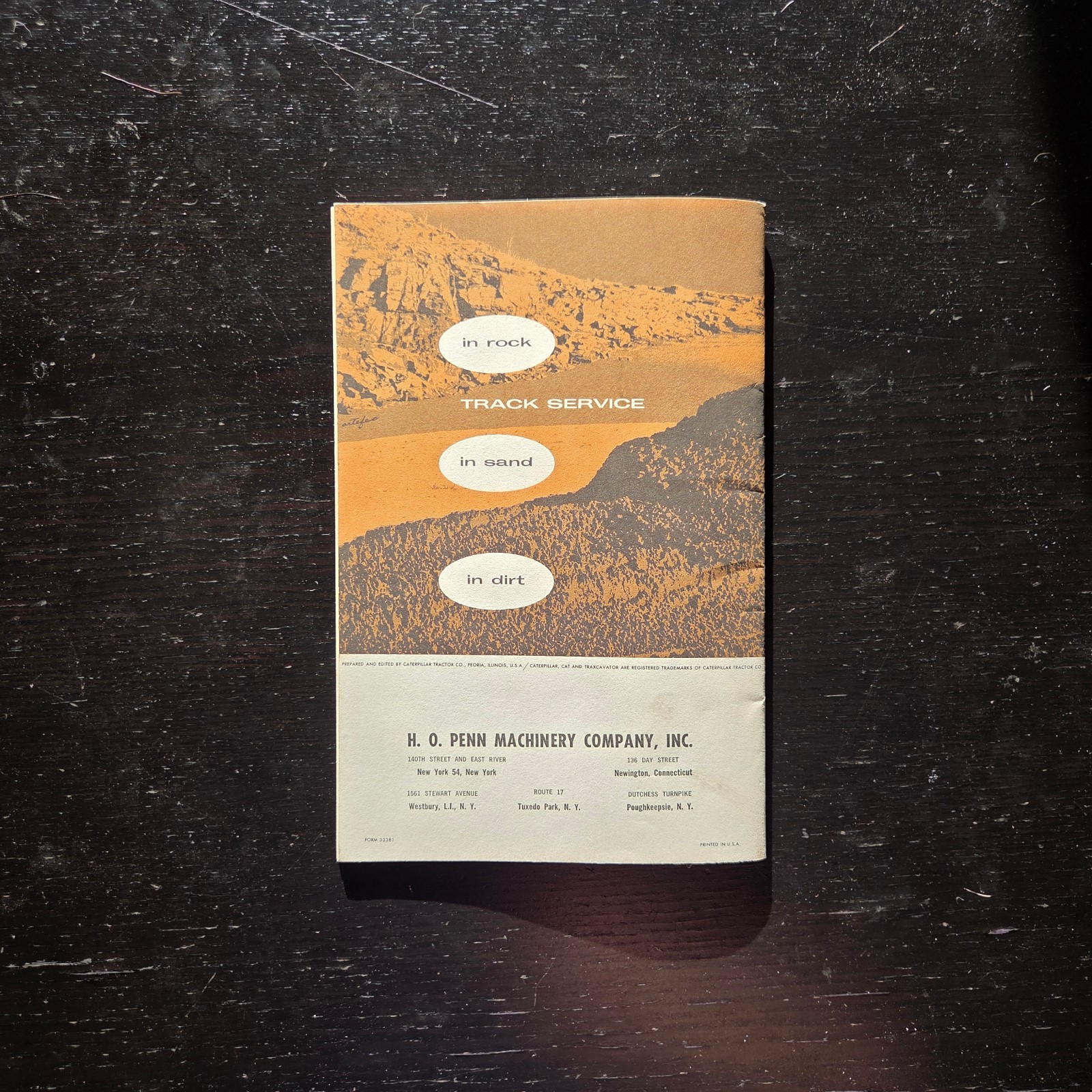 1950&rsquo;s « EXTENDING TRACK SERVICE LIFE » CATERPILLAR BROCHURE BOOKLET H.O. PENN CO.