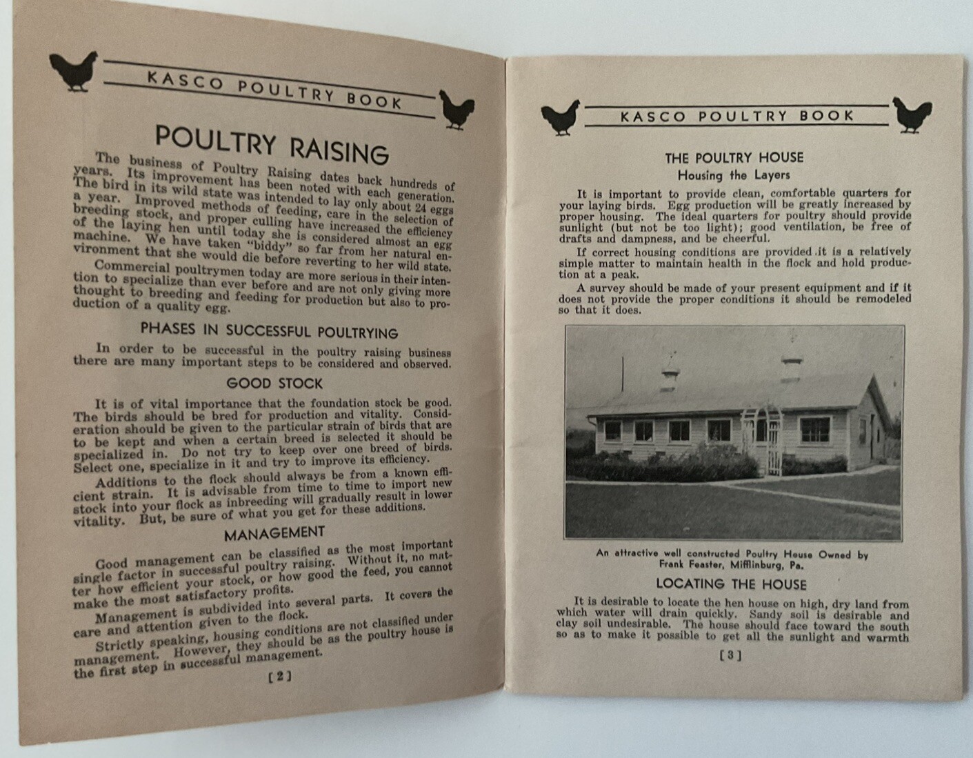 Kasco Poultry Book 1934 Edition – 55 Pages