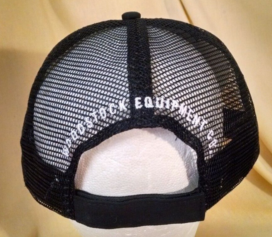 KUBOTA HAT BASEBALL CAP ORANGE BLACK NWOT MESH ADJ WOODSTOCK EQUIP VA K PRODUCTS