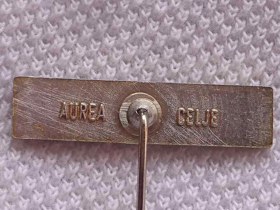STETTER – Tractor factory vintage logo lapel pin badge from 1970s AUREA CELJE