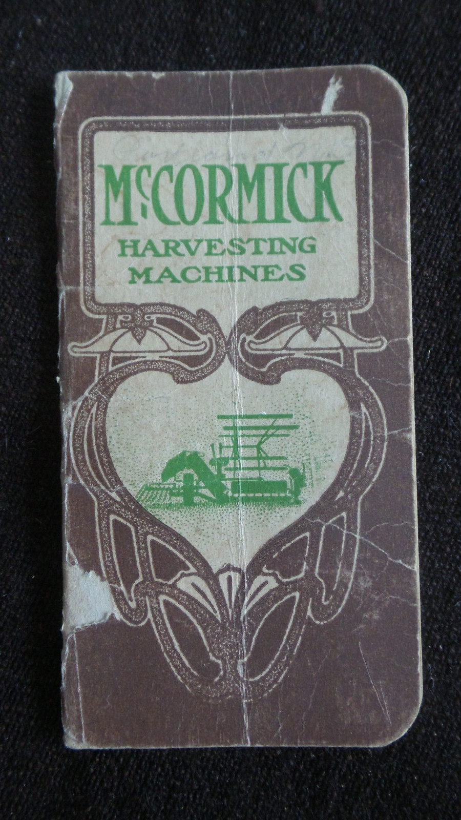 1905 MCCORMICK HARVESTING MACHINES Pocket MEMO Used