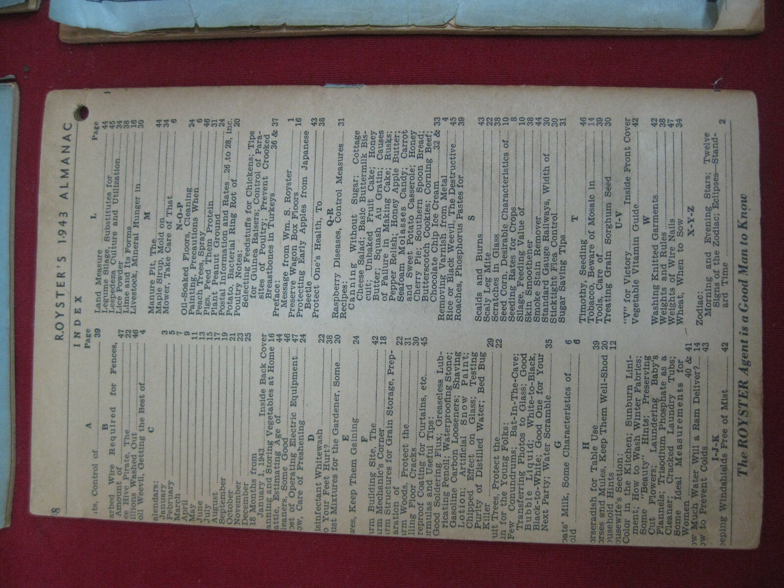 Unique Antique Lot of 4 Royster Ad Fertilizer Memo Notebooks 58,46,43,42 Years