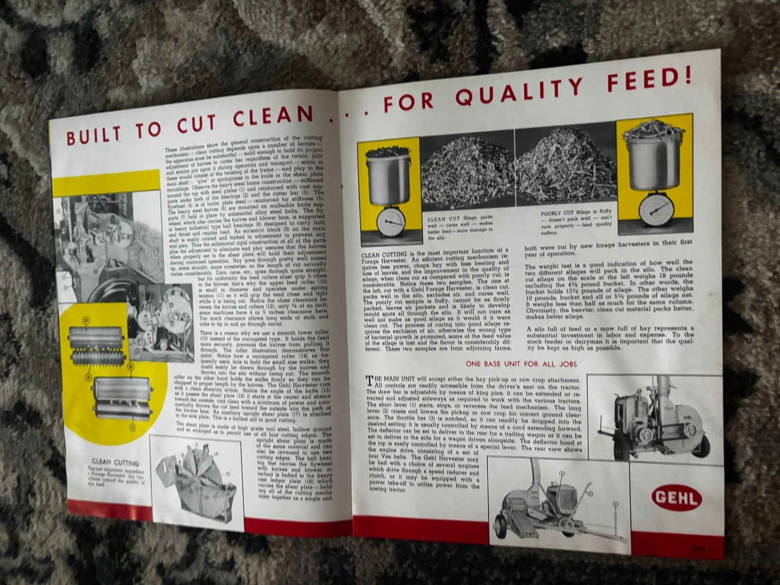 Gehl Bros Forage Harvester For 1949 Brochure DCPA26