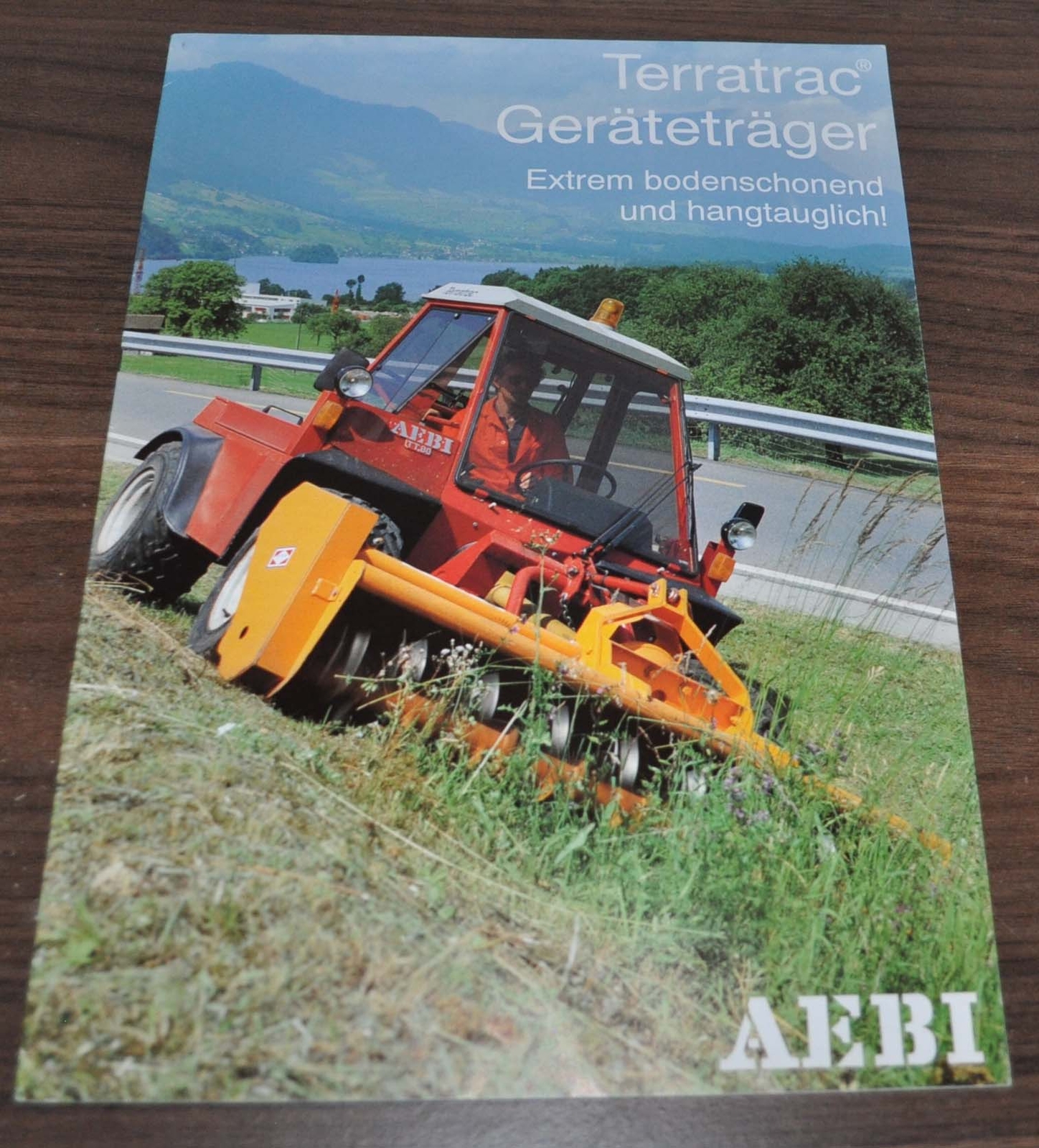 Aebi Terratrac Geratetrager Truck Agro Tractor Municipal Brochure Prospekt