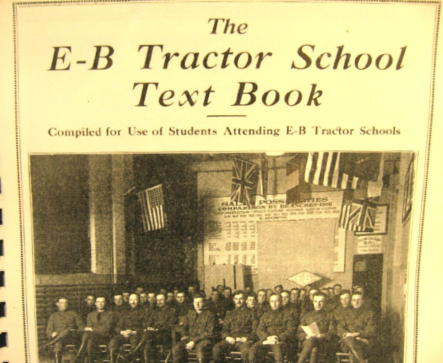 1917-1918 Emerson-Brantingham Imp.Co, The E-B Tractor School Text Book Illustrat