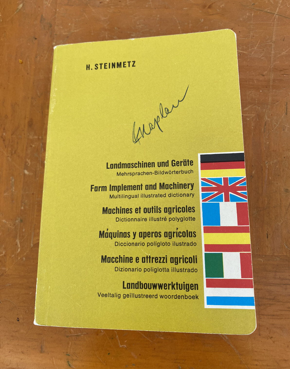 Vintage Deutz Fahr Farm Implement & Machinery Illustrated Dictionary Handbook