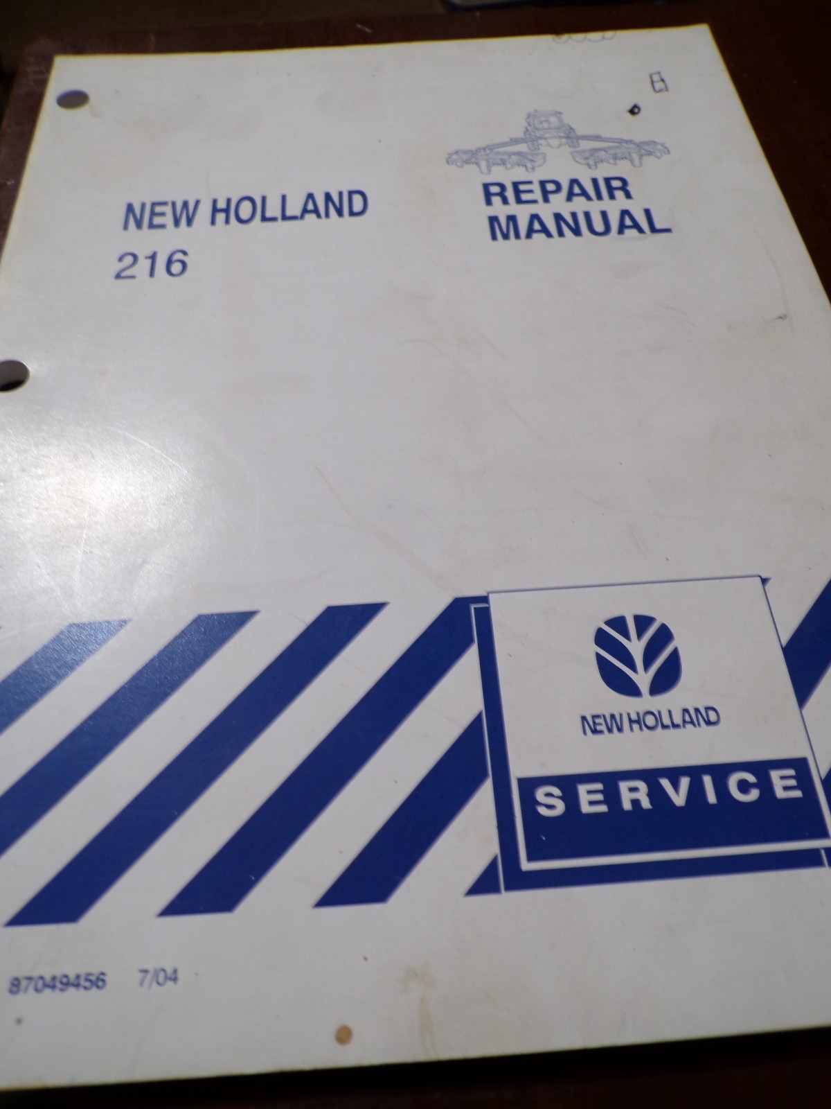 New Holland 216 Rake Repair Manual 2004