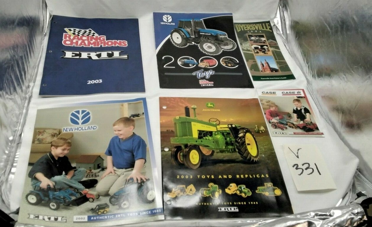 Multiple Ertl Toys Magazines, John Deere, Cases, New Holland, ETC