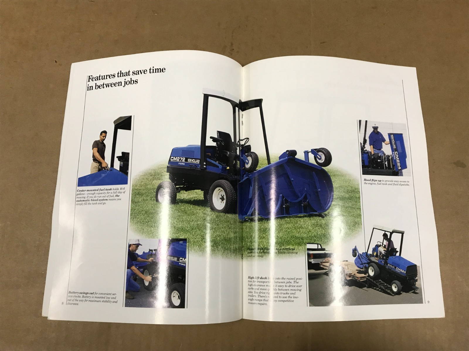 Vintage 1995 New Holland Commercial Front Mowers CM222/CM224/CM272