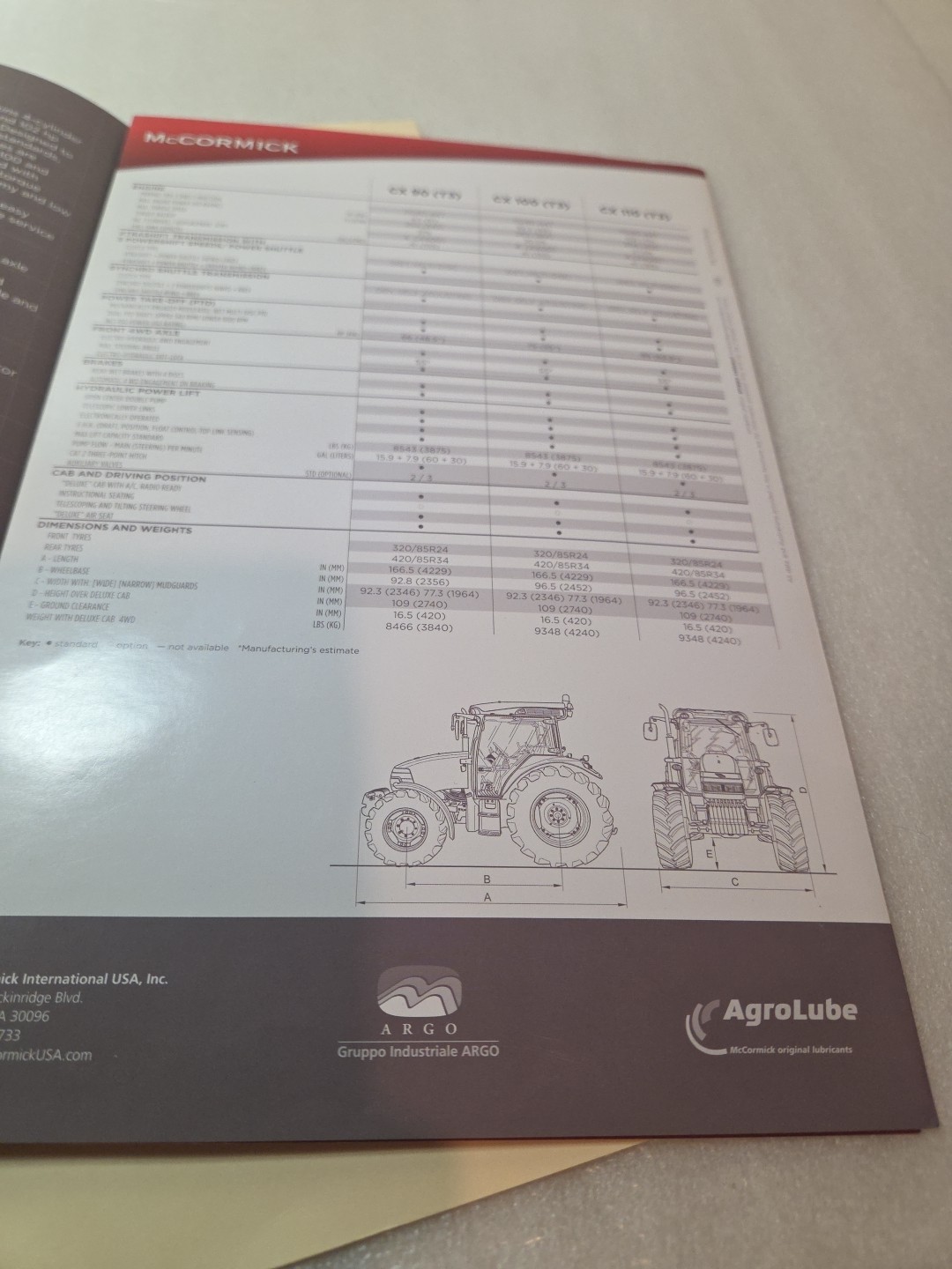 McCormick CX Series Tractor Brochure Vintage Agricultural Advertising