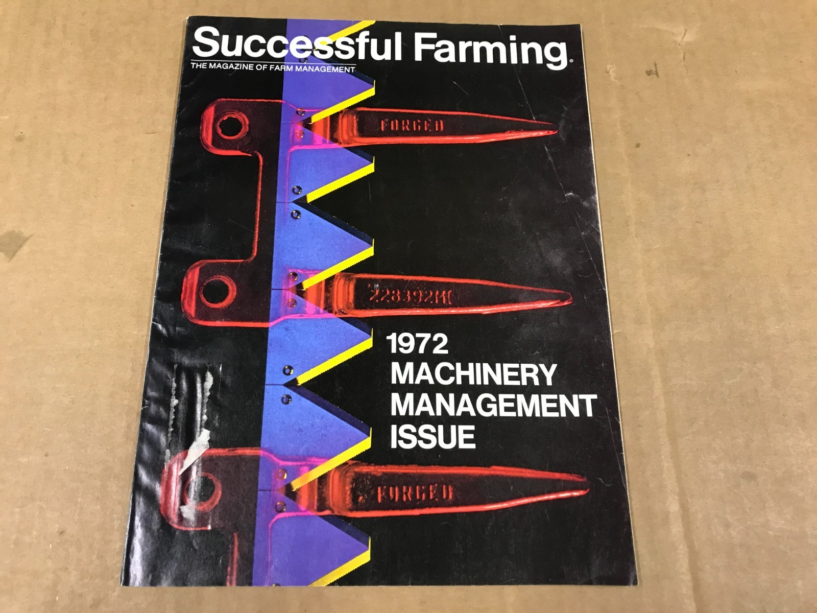 Vintage Successful Farming Magazine – 1972 Machinery Management Issue