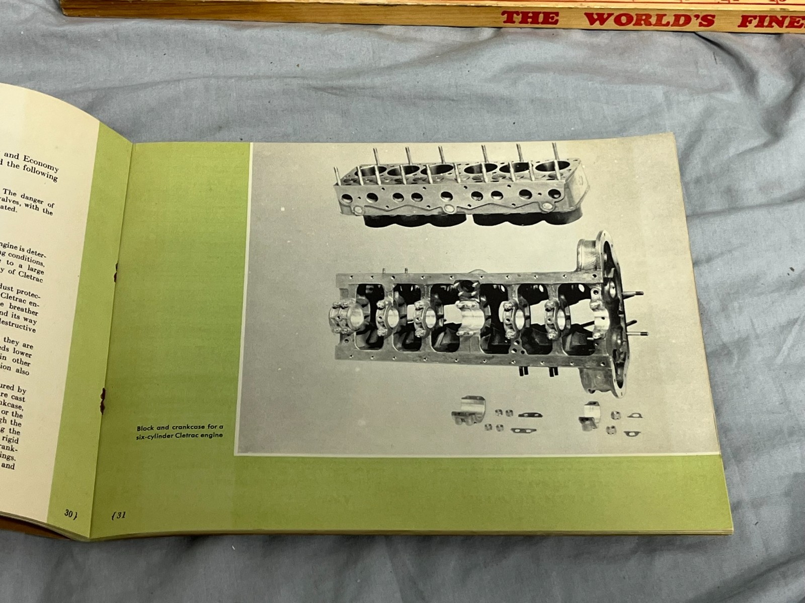 1933 CLETRAC Crawler 35 Tractor Oliver Dealer sales Brochure Catalog 56 pages