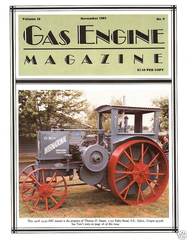 Catskill Mountain Railroad Railroad – Delco Plant – 1918 15-30 IHC Tractor