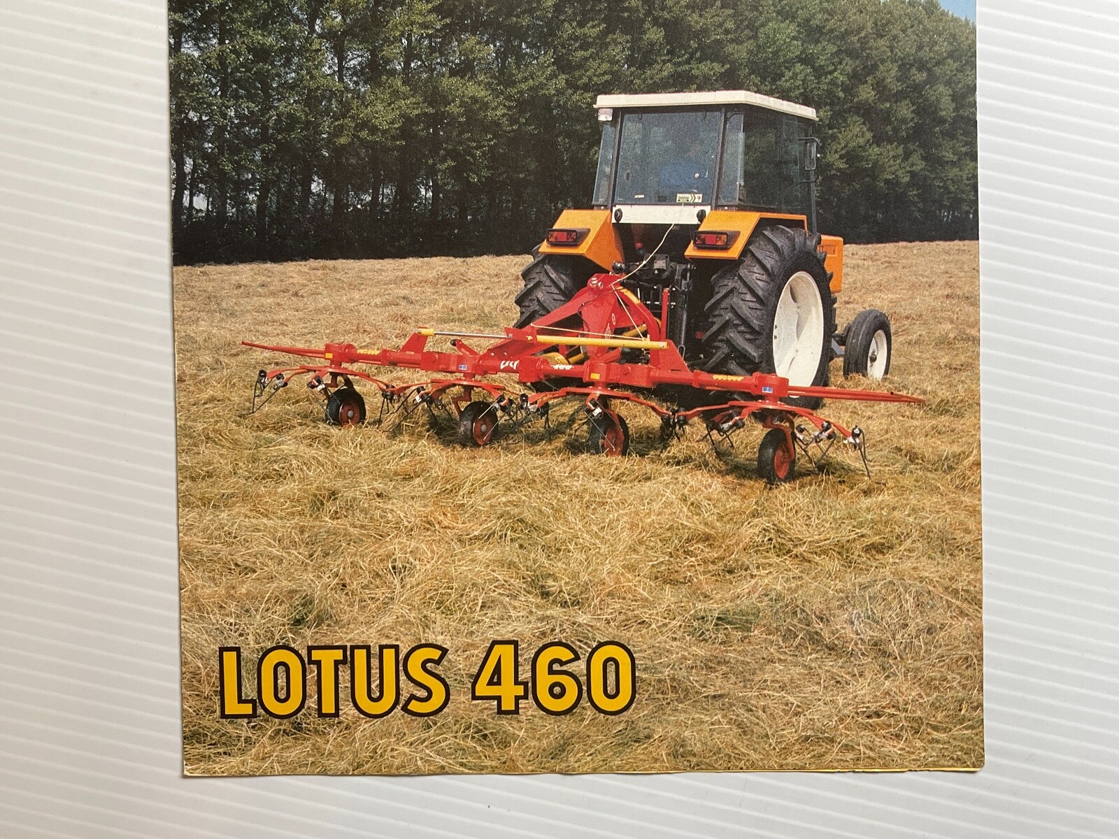 Lely Lotus 460 Rotary Tedder And Windrower Sales Brochure *1970s (Showroom Book)