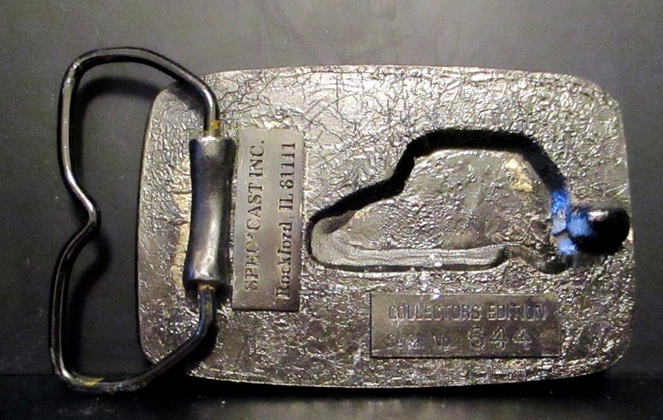 Avco New Idea Demo Days Round Hay Baler Belt Buckle Collector&rsquo;s Ed Spec Cast NI