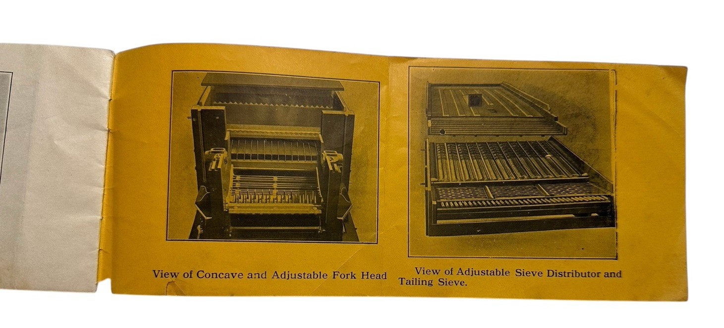 Antique Williams Grain Thresher Brochure Clark Machine Co NY Farm Machinery
