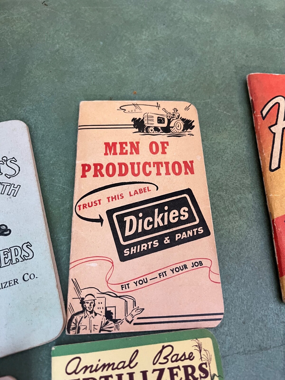 Lot Of Farmers Pocket Note Books Dickies Texaco Tygert Scotts Allentown PA