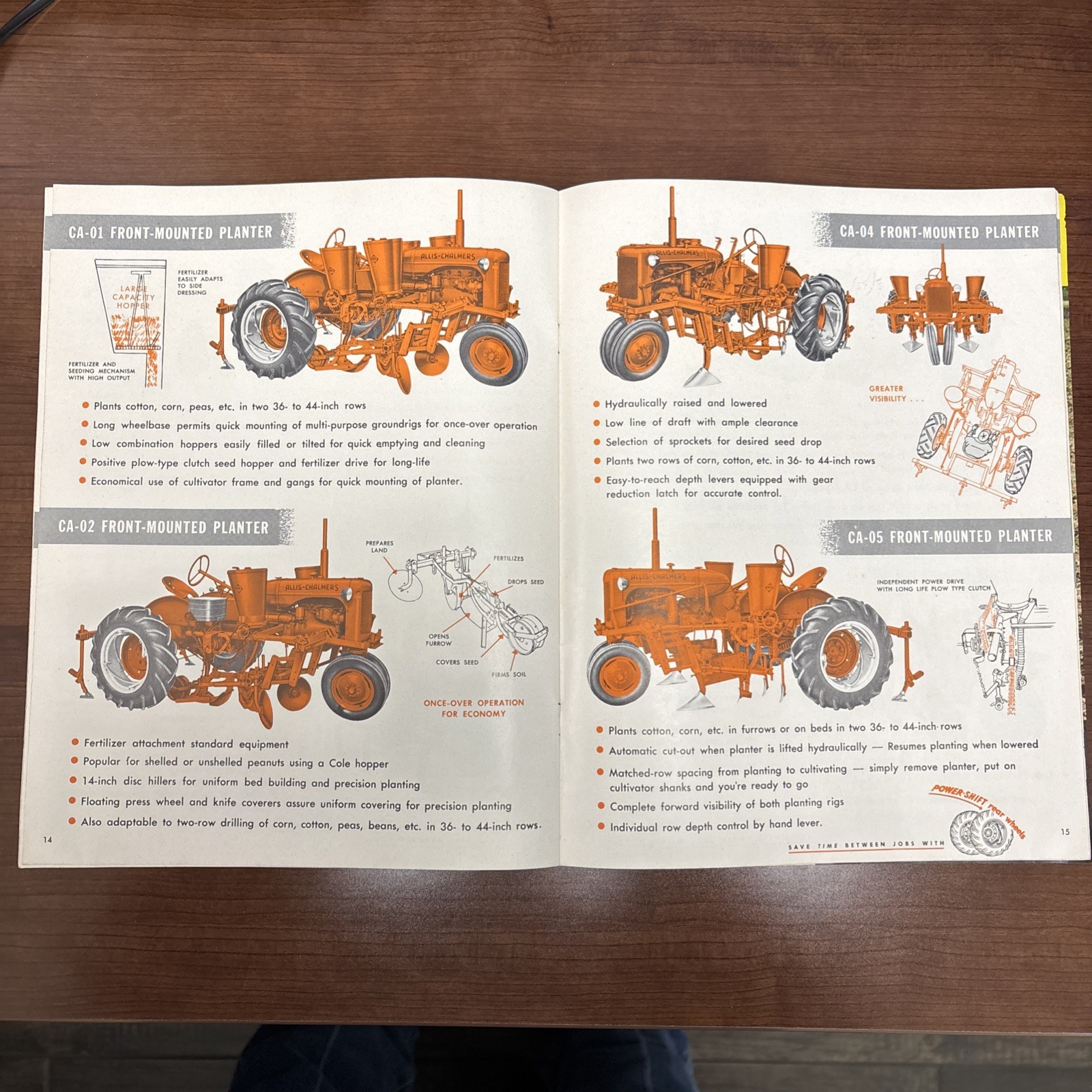 ALLIS CHALMERS BUYER’S GUIDE BETTER LIVING, BETTER FARMING 1950’S SALES BROCHURE