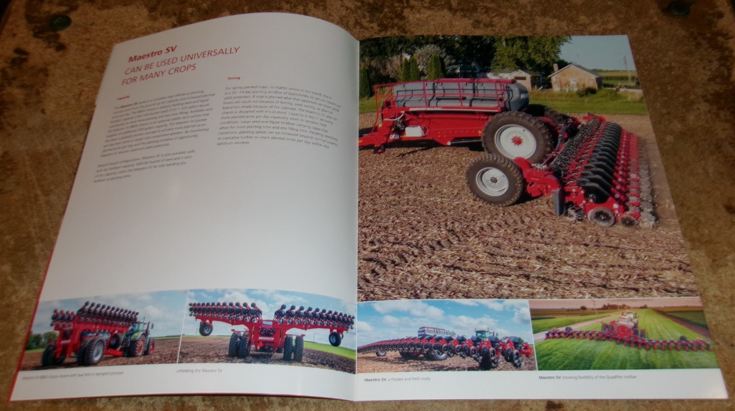 vintage horsch maestro SV planters brochure in nice shape used