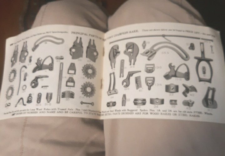 Canastota N.Y Patten & Stafford Wheel Rakes Haying tools 1900 ad brochure