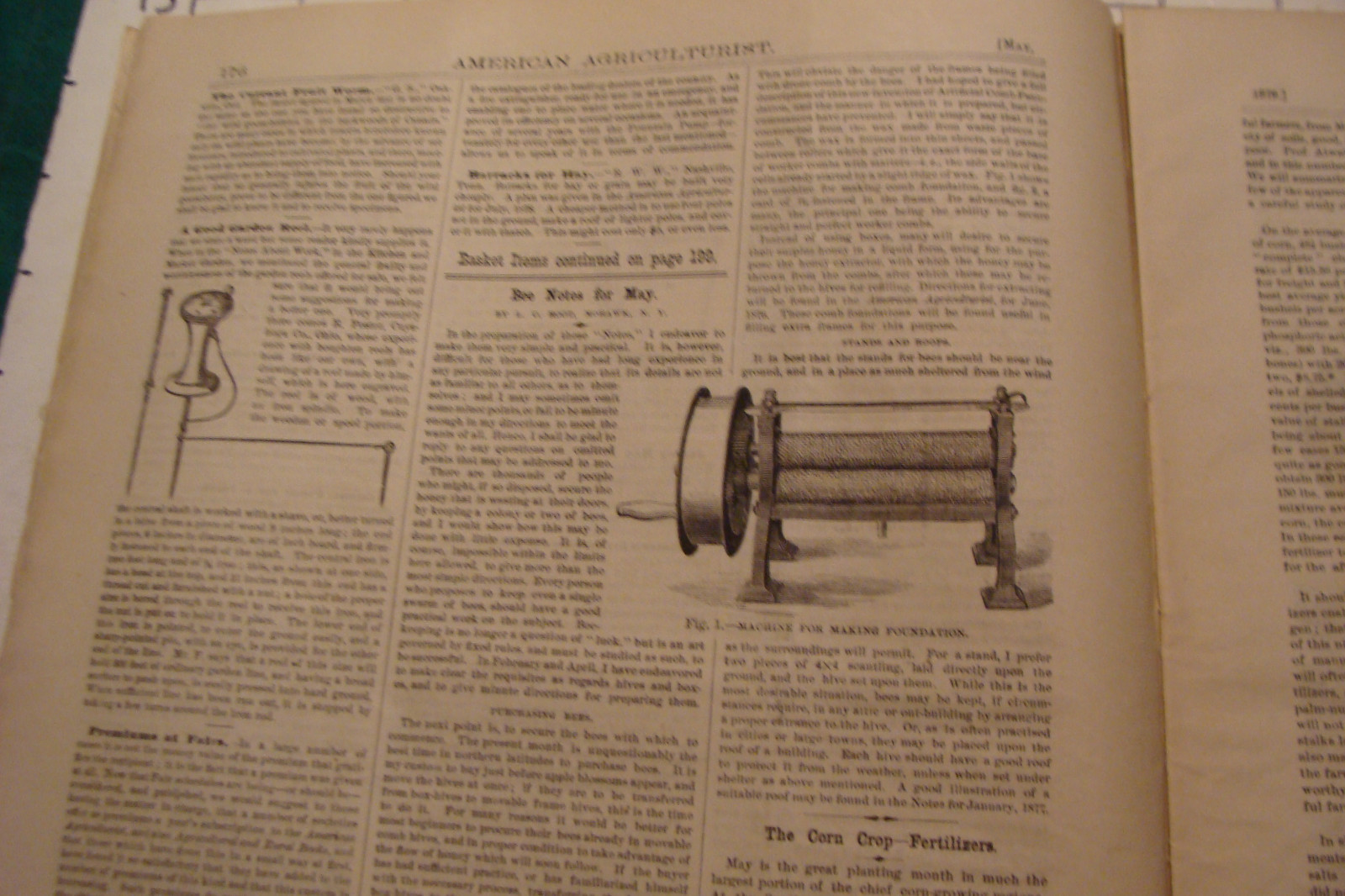 Vintage American Agriculturist 1879 May; great DOGS, SHEEP, MACHINES,