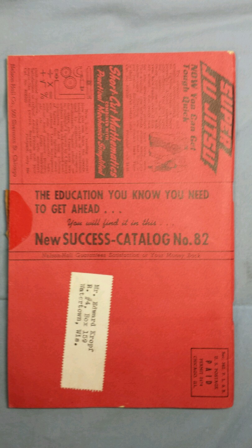 Vintage NELSON HALLS FAMOUS SUCCESS CATALOG Book Booklet NO 82 DATED 1942
