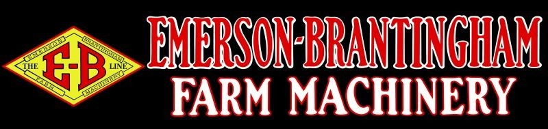 Emerson Brantingham Farm Machinery NEW Strip Sign 18&Prime; Wide Diecut USA STEEL