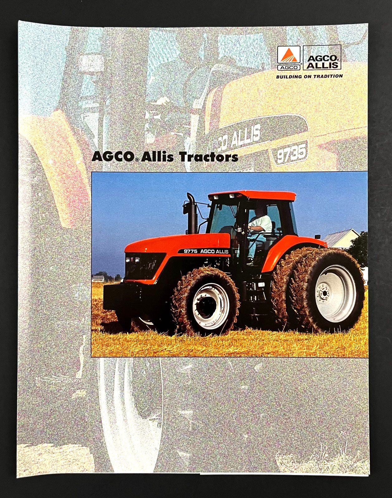 2002 Agco Allis Tractors New Models Farming Dealer Catalog Brochure Order Form