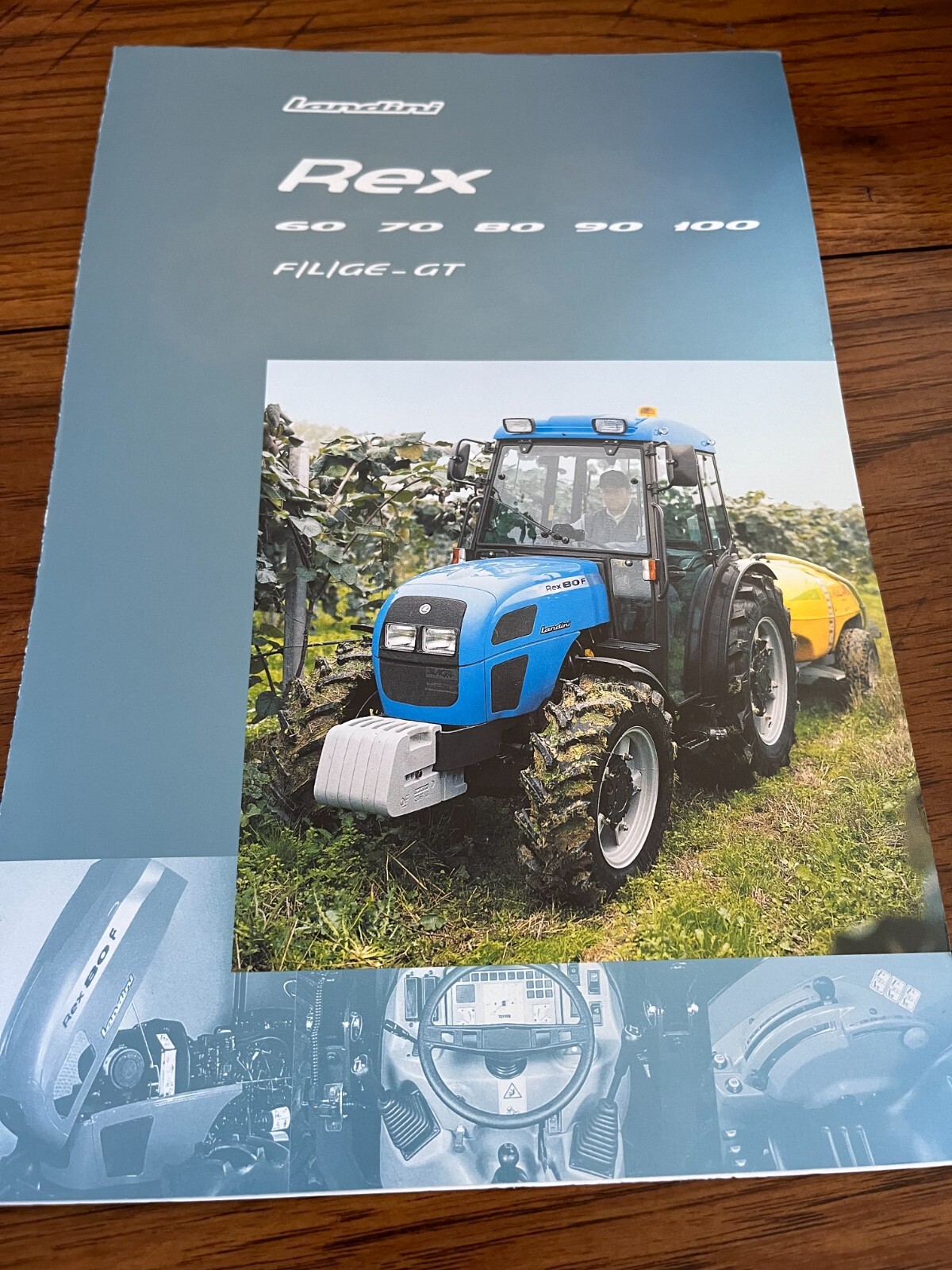 Landini Rex 60 70 80 90 100 Tractor Brochure AMIL22