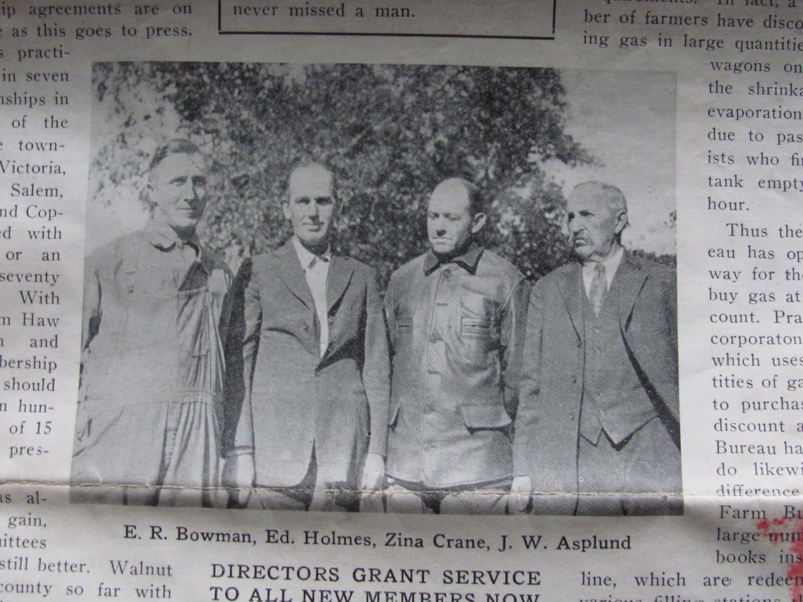 1925 KNOX COUNTY GALESBURG ILLINOIS FARM BUREAU MEMBER NEWSPAPER
