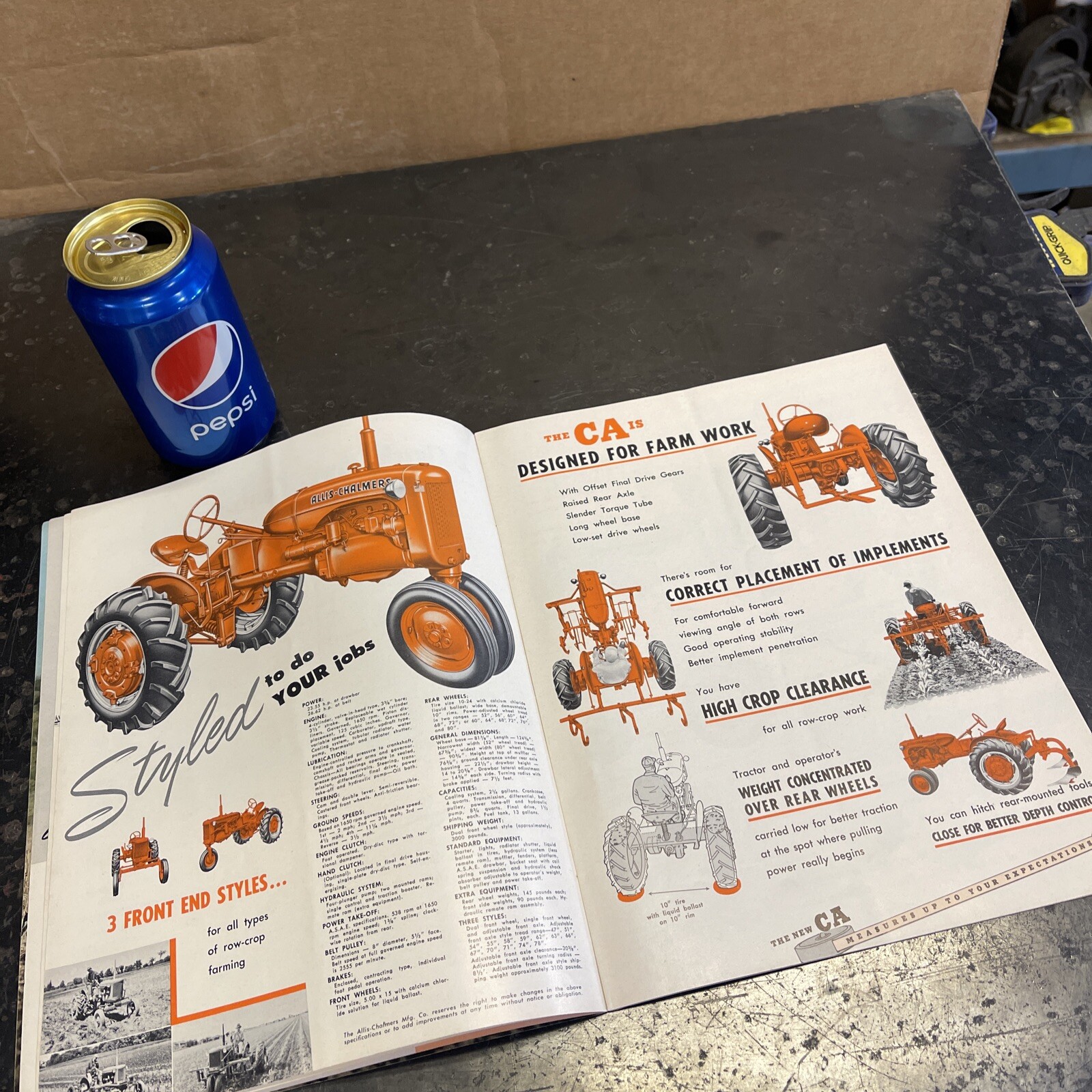 ALLIS CHALMERS BUYER’S GUIDE BETTER LIVING, BETTER FARMING 1950’S SALES BROCHURE