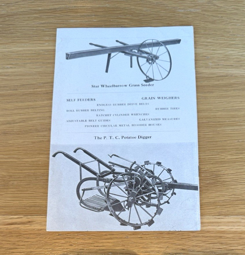 Original 1936 Pioneer Thresher Company Repair List Catalog – Agricultural