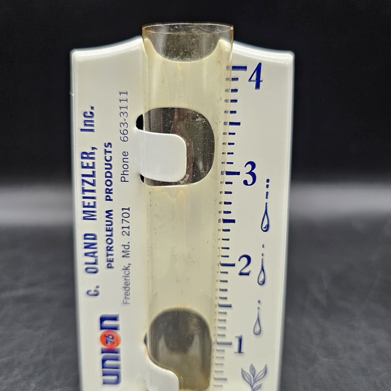 Vintage Advertising Rain Gauge Union 76 Oland Frederick MD