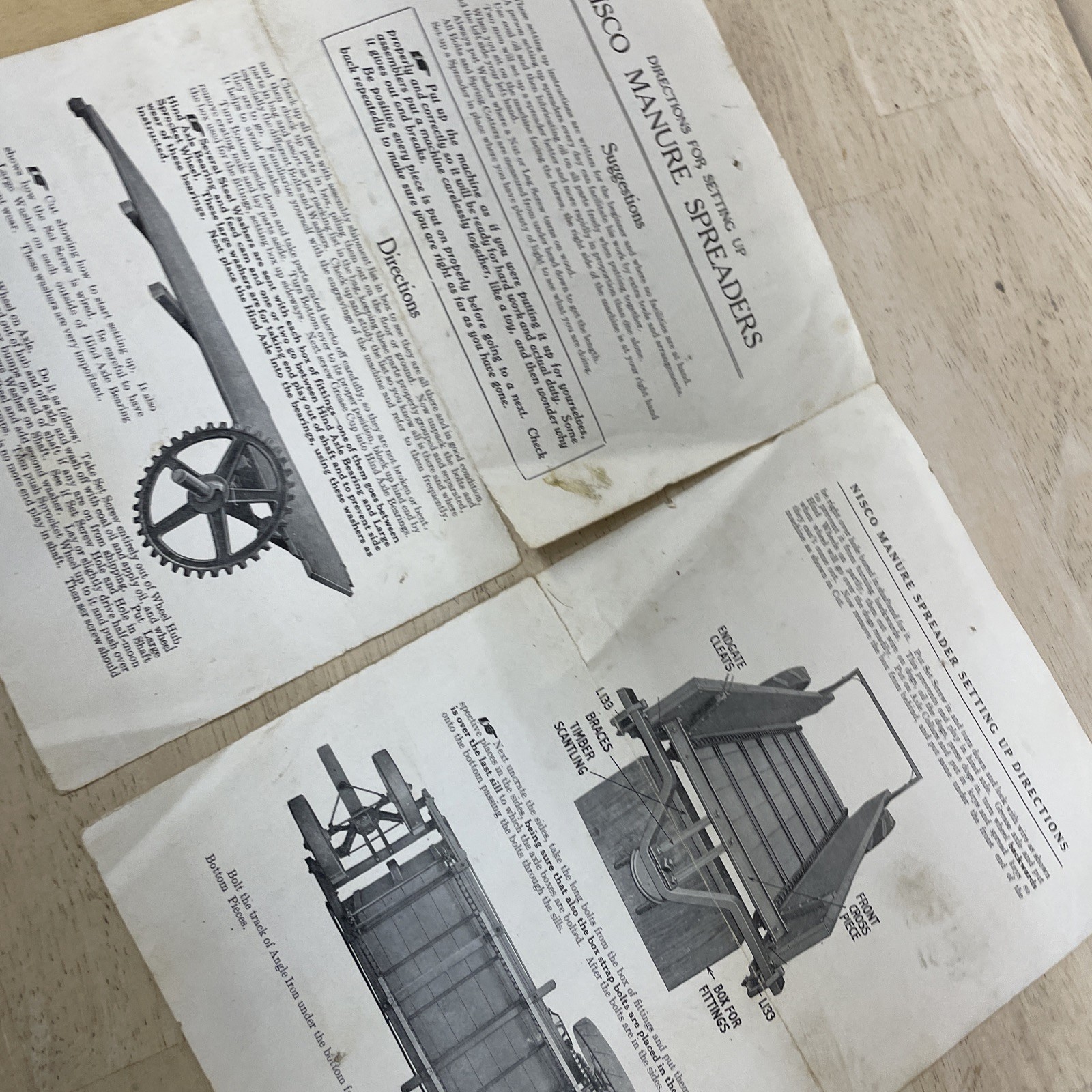 Antique Tractor Wetmore Hammer Mills New Idea Spreader Co. Farm Owner Manual Lot