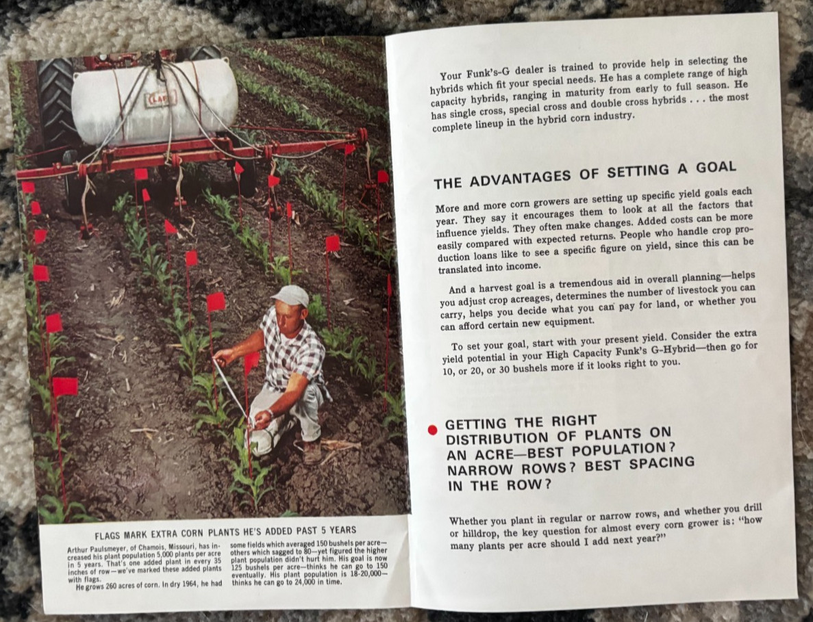 Funk&rsquo;s Seed Corn Fact Report For 1965 Brochure DCPA26