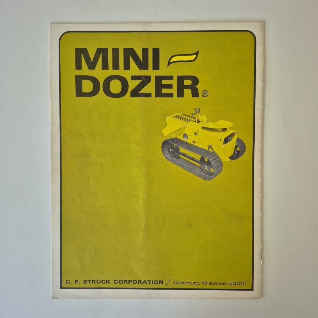 C.F. Struck Corporation Vintage Mini Dozer Multi Page Brochure