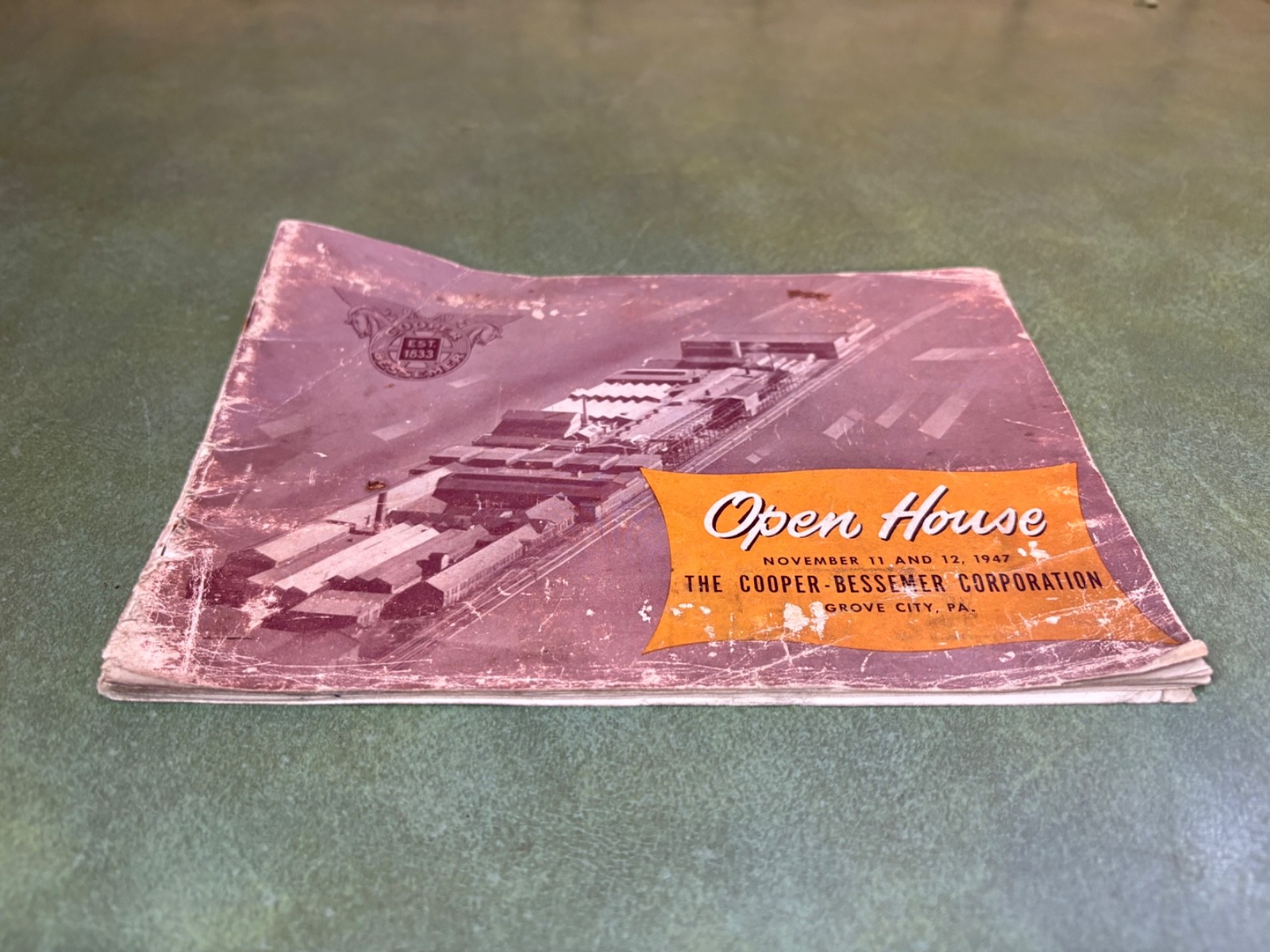 Cooper Bessemer Manufacturing Open House Brochure 1947 Grove City Brochure