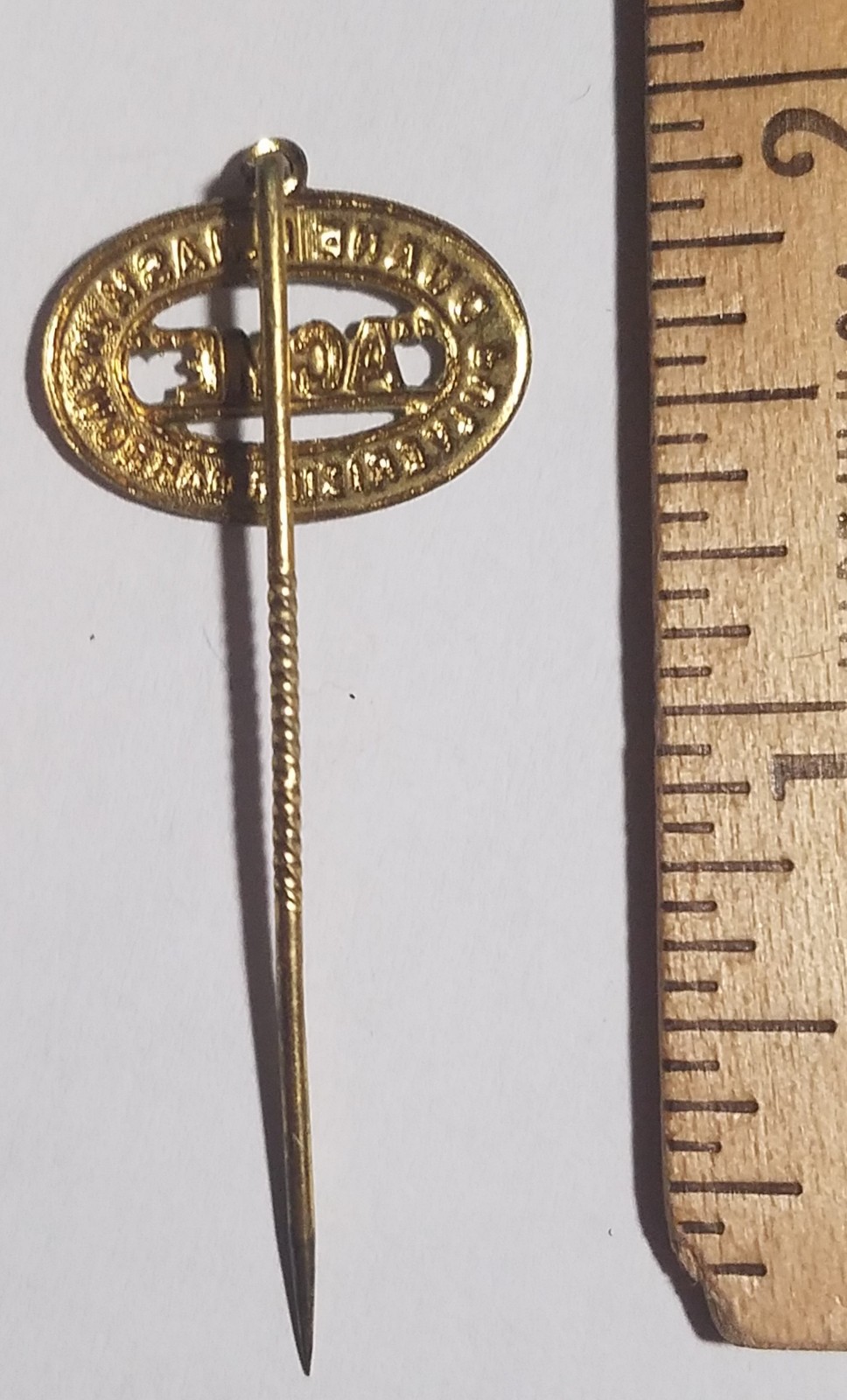 Duane H. Nash Inc, Acme Pulverizing Harrow Stickpin,, Vintage Advertising