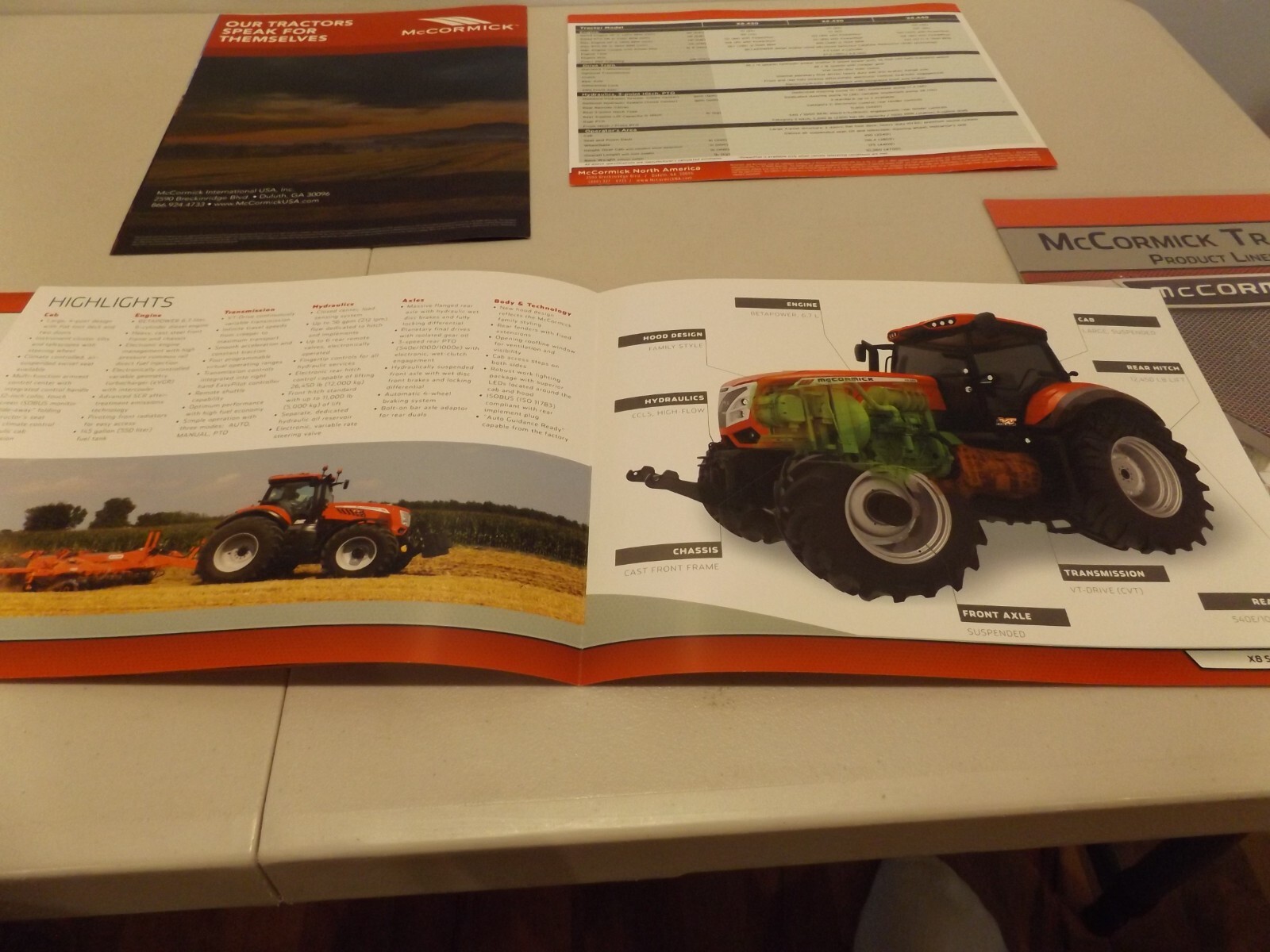 5-pc. McCORMICK SERIES TRACTORS, 2014-2017