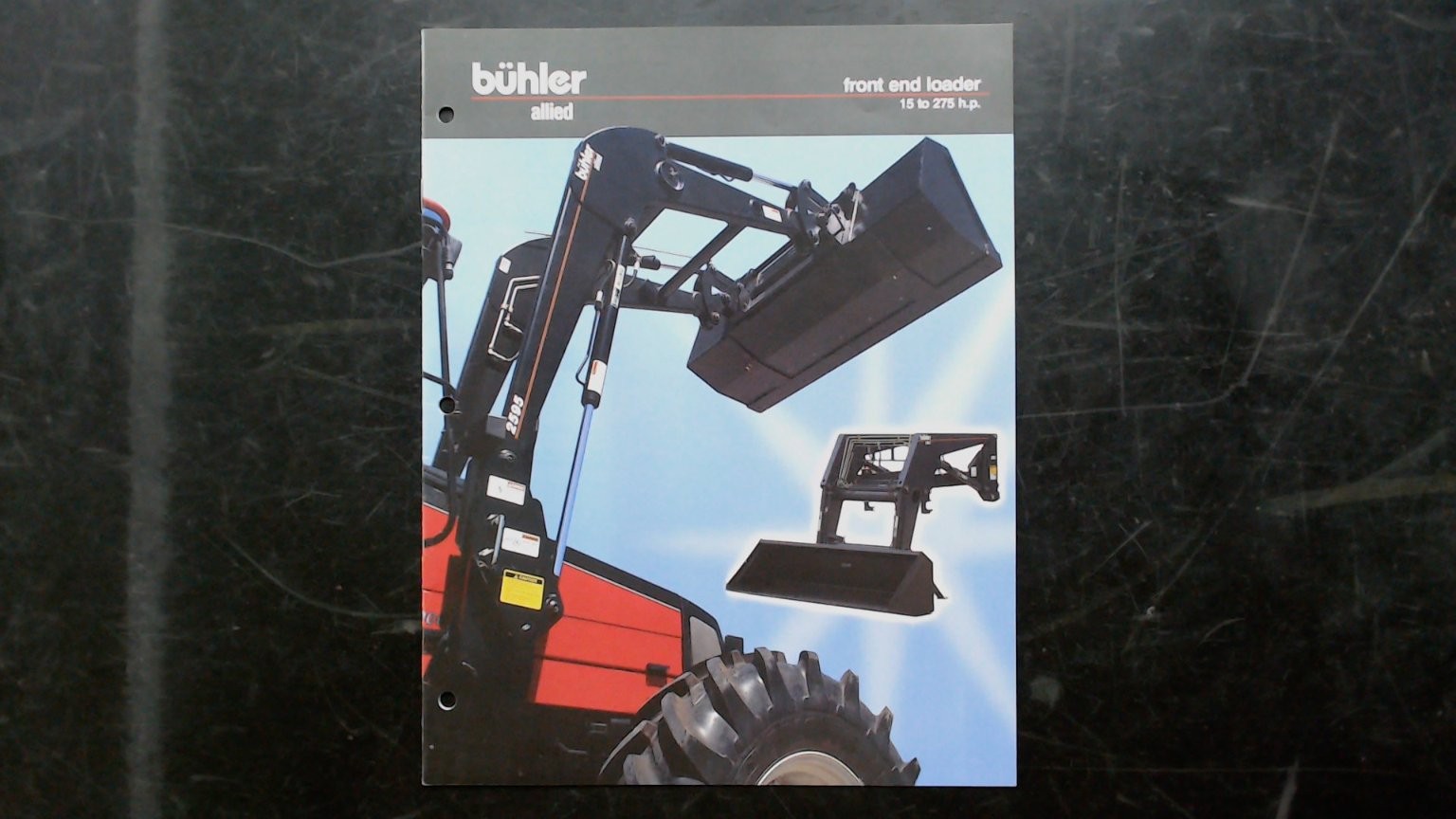 Buhler Allied Front End Loader Brochure Vintage Agricultural Tractor 2000s